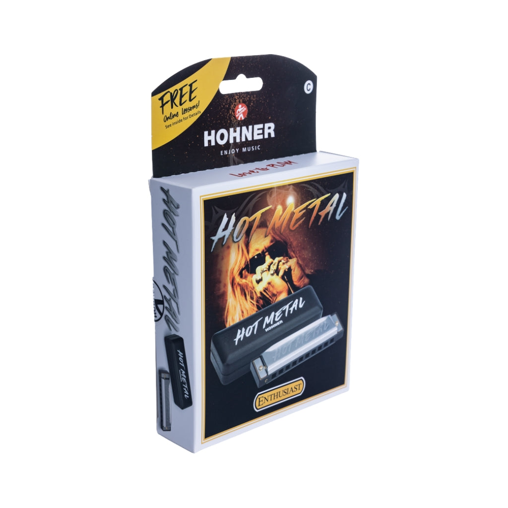 Hohner Hot Metal Harmonica - G Major