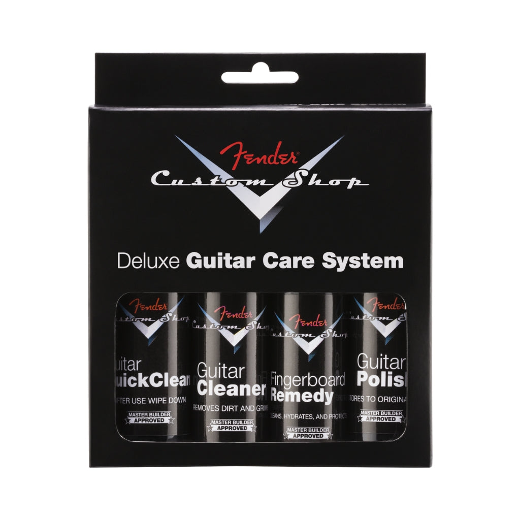 Fender Custom Shop - Deluxe Guitar Care System - 4 Pack, Black