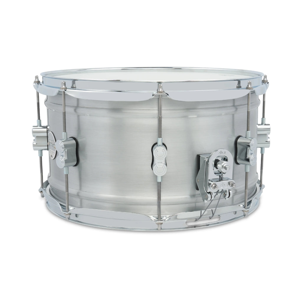 PDP - Concept Aluminum 8x14-inch 1.2mm Snare Drum - Natural Satin Brushed Aluminum