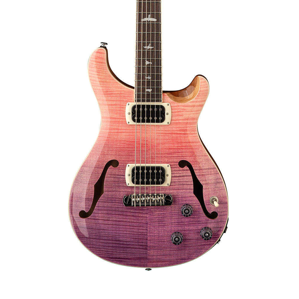 PRS SE Ed Sheeran Hollowbody I Piezo Baritone Electric Guitar - Pink Ombre