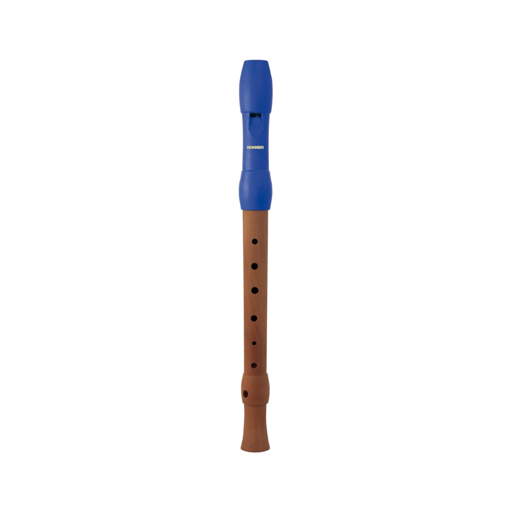 Hohner Alegra Wooden Body Plastic Head German Recorder - C Soprano, Blue