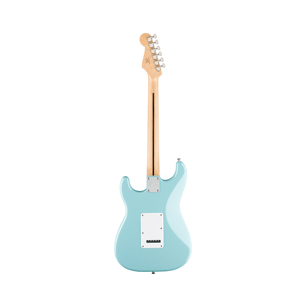 Squier FSR Sonic Stratocaster HSS Maple Fingerboard w/White Pickguard - Tropical Turquoise