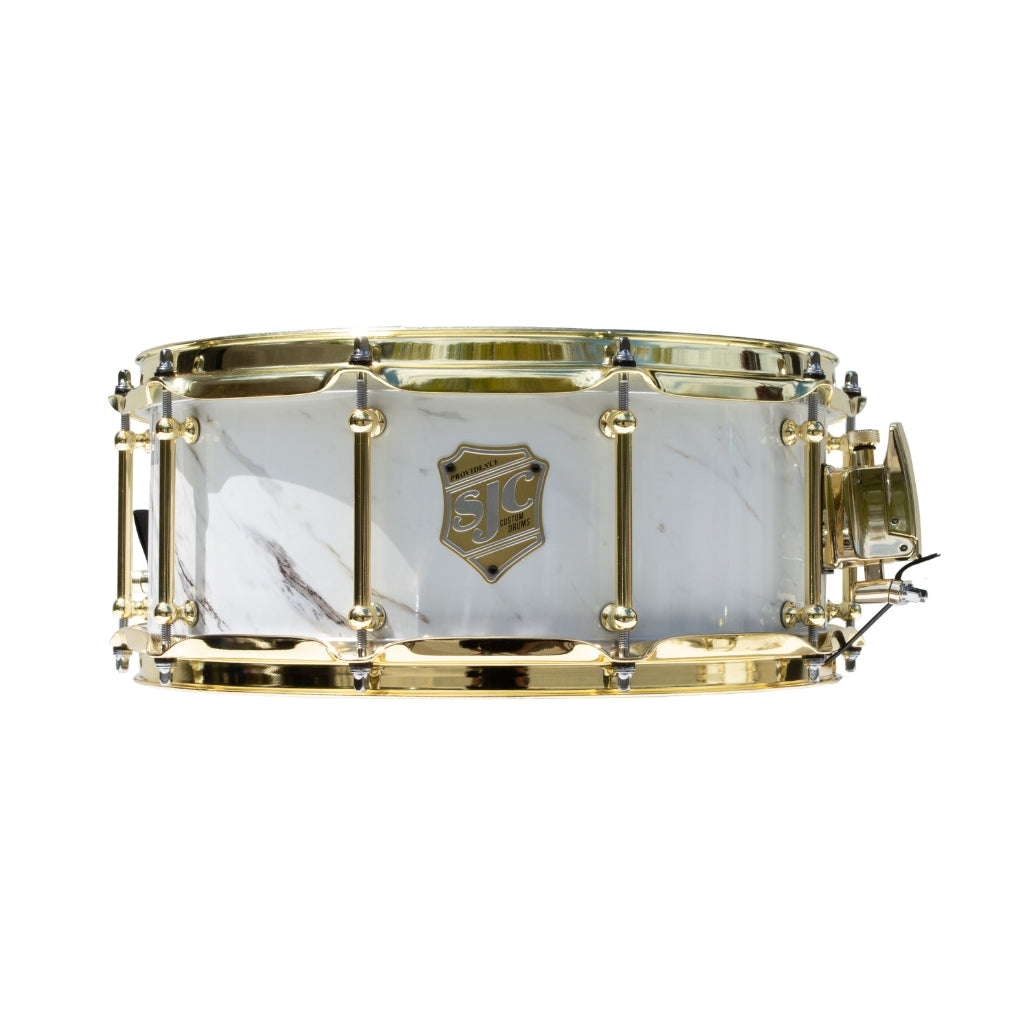 SJC Custom Drums - Providence Series Snare Drum - 6 x 14-inch - Calcutta White