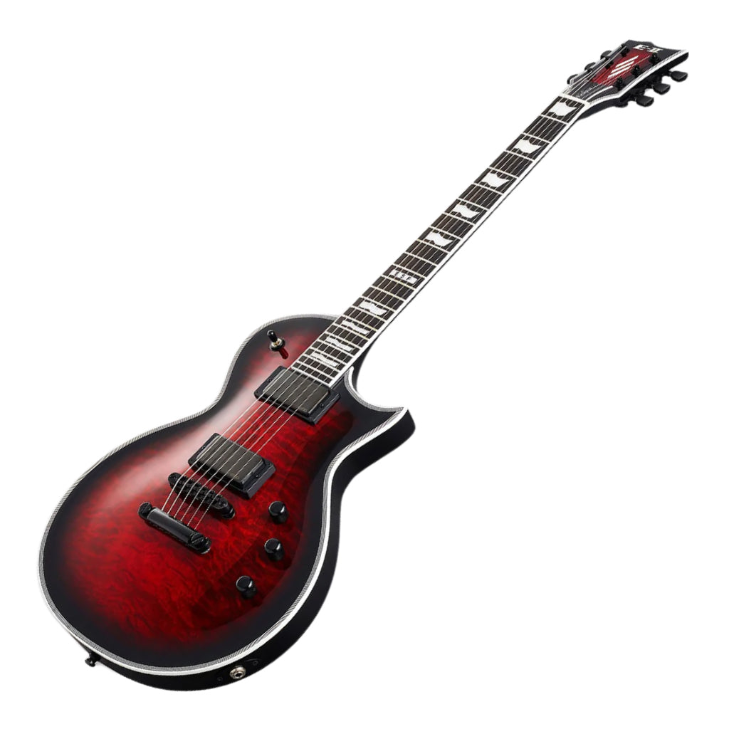 ESP E-II Eclipse 2 Quilted Maple - See Thru Black Cherry Sunburst