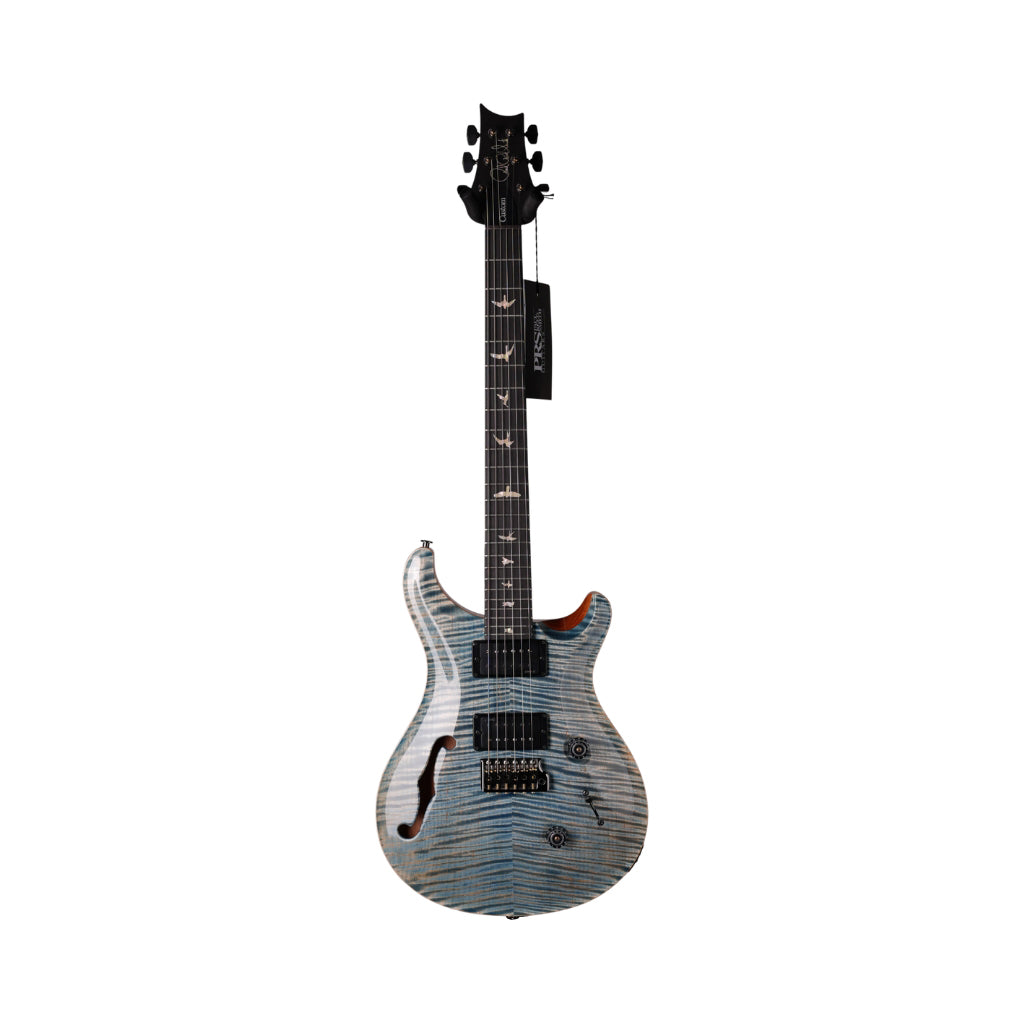 PRS Custom 24 Semi-Hollow Artist Flame Maple Top Electric Guitar - Faded Indigo