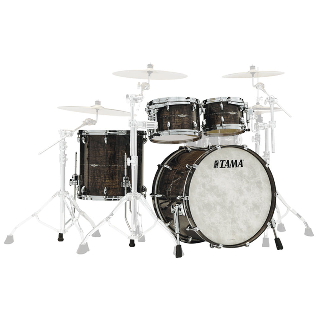 Tama Star Maple 4-Piece Shell Pack w/22" Bass Drum - Charcoal Brown Paraiso