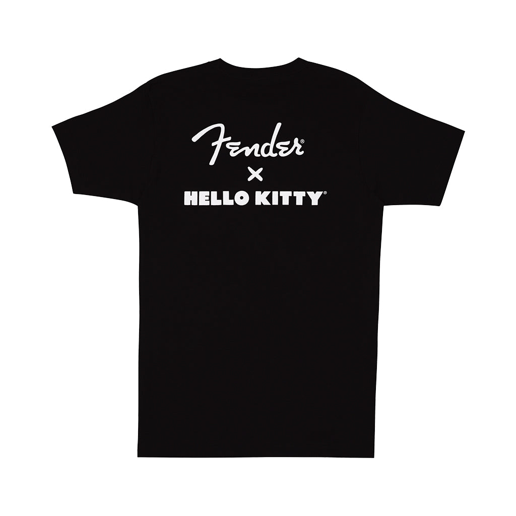Fender x Hello Kitty Small Hit Logo Front Graphic Tee Black - Medium