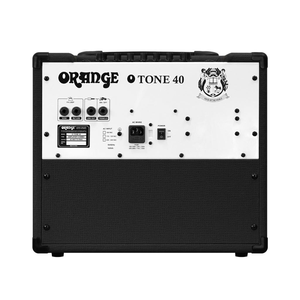Orange - O Tone 40 Practice Amplifier - Black