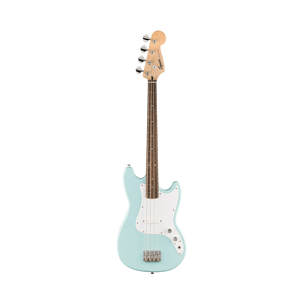 Squier Sonic Bronco Bass Laurel Fingerboard Bass Guitar - Daphne Blue