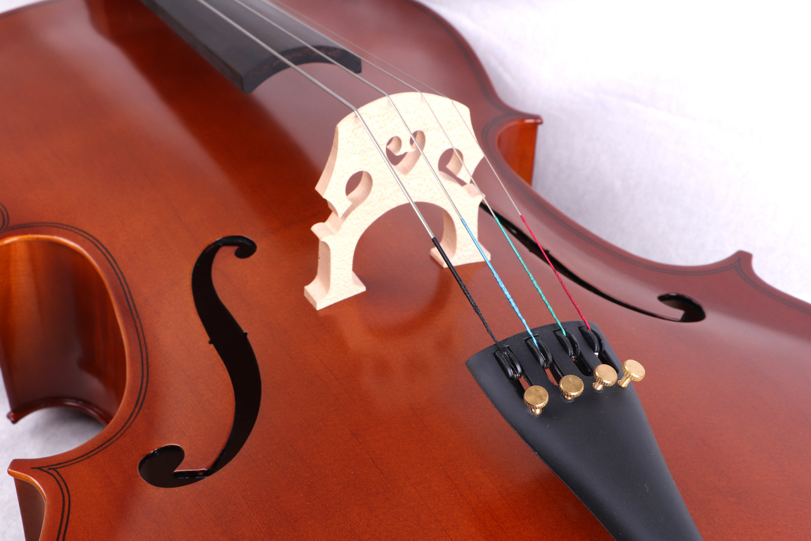 Nameless Spruce Plywood Cello SCLO2-2/4, with Bow and Bag