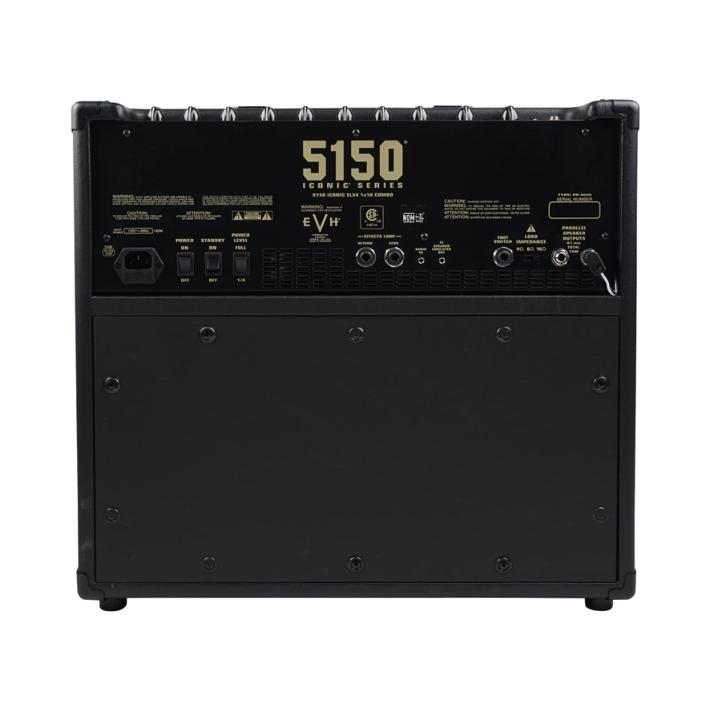 EVH - 5150 Iconic Series EL34 15-watt 1 x 10-inch Tube Combo Amp - Black