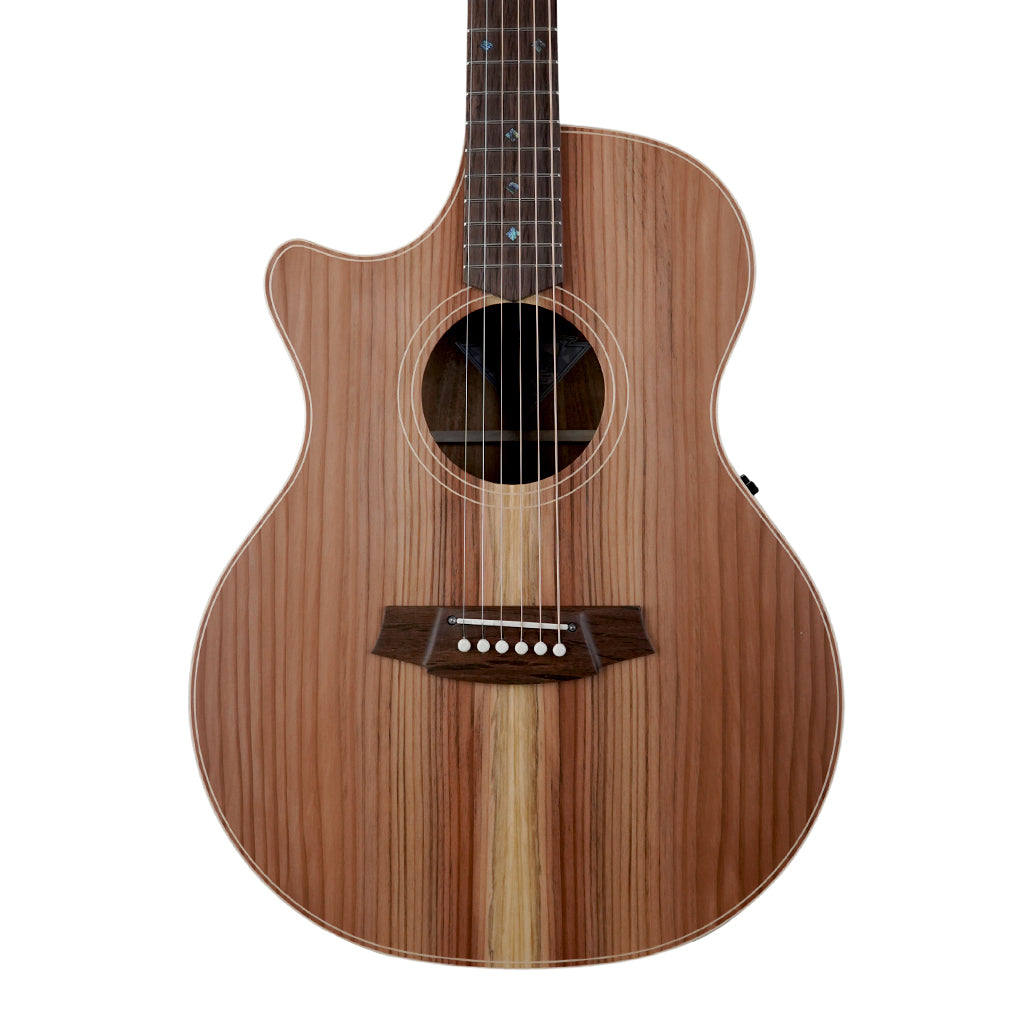 Cole Clark AN2EC Left Handed - Redwood Blackwood