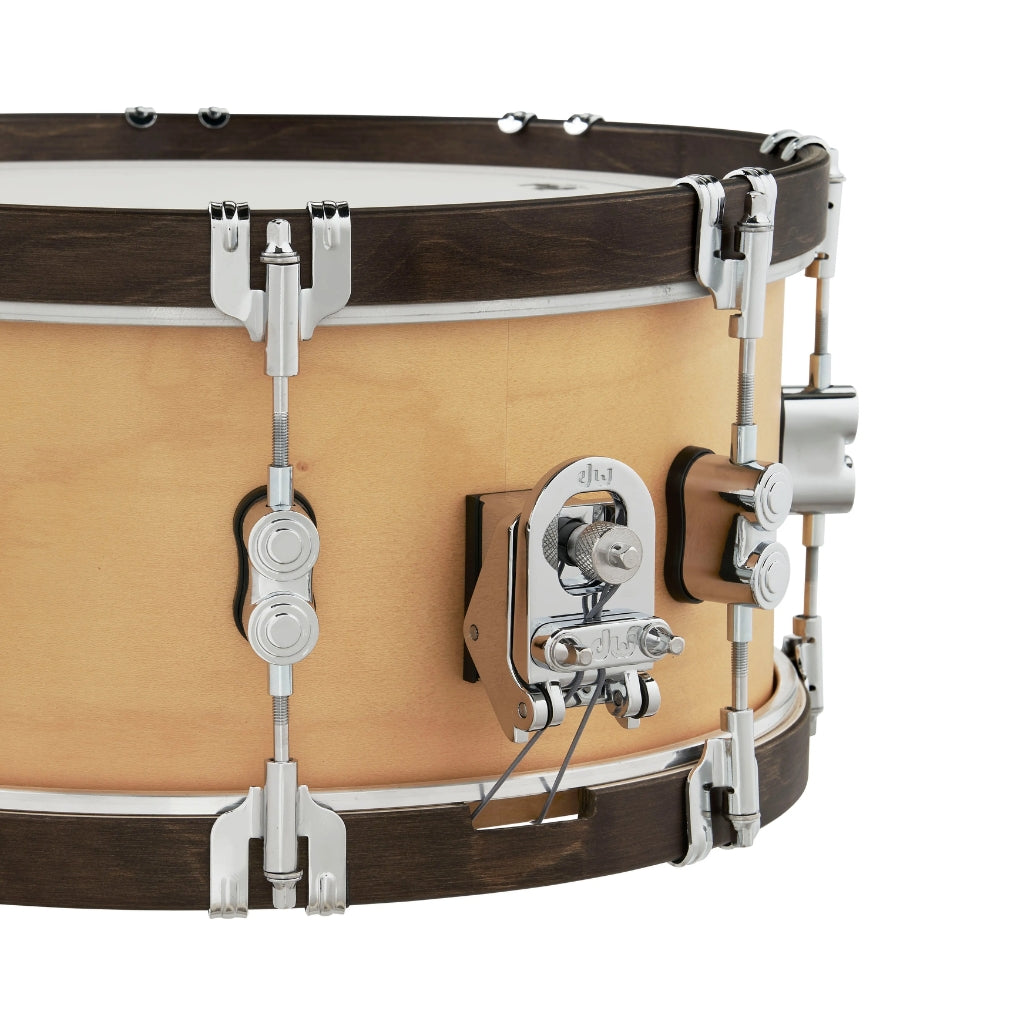 PDP - Concept Maple Classic Snare Drum - 6.5 x 14-inch - Walnut with Natural Hoops