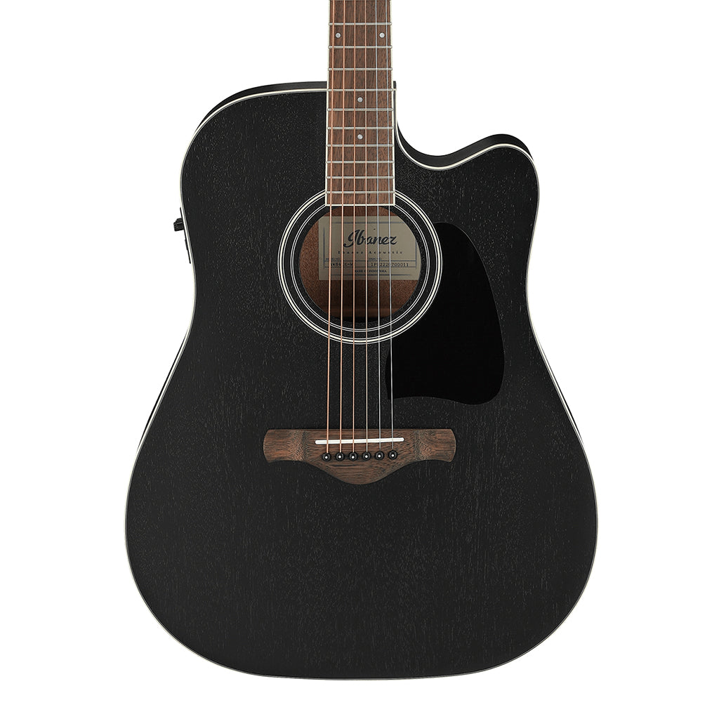 Ibanez AW84CE Weathered Black Open Pore Artwood Acoustic Guitar