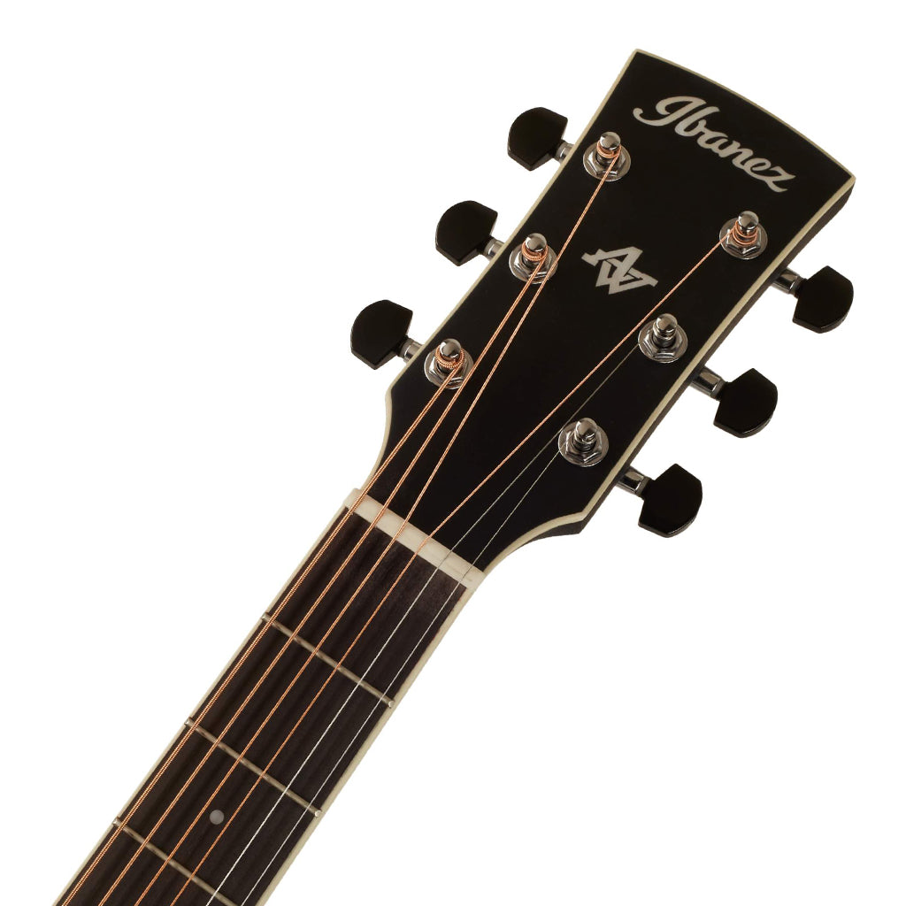 Ibanez AW84CE Weathered Black Open Pore Artwood Acoustic Guitar