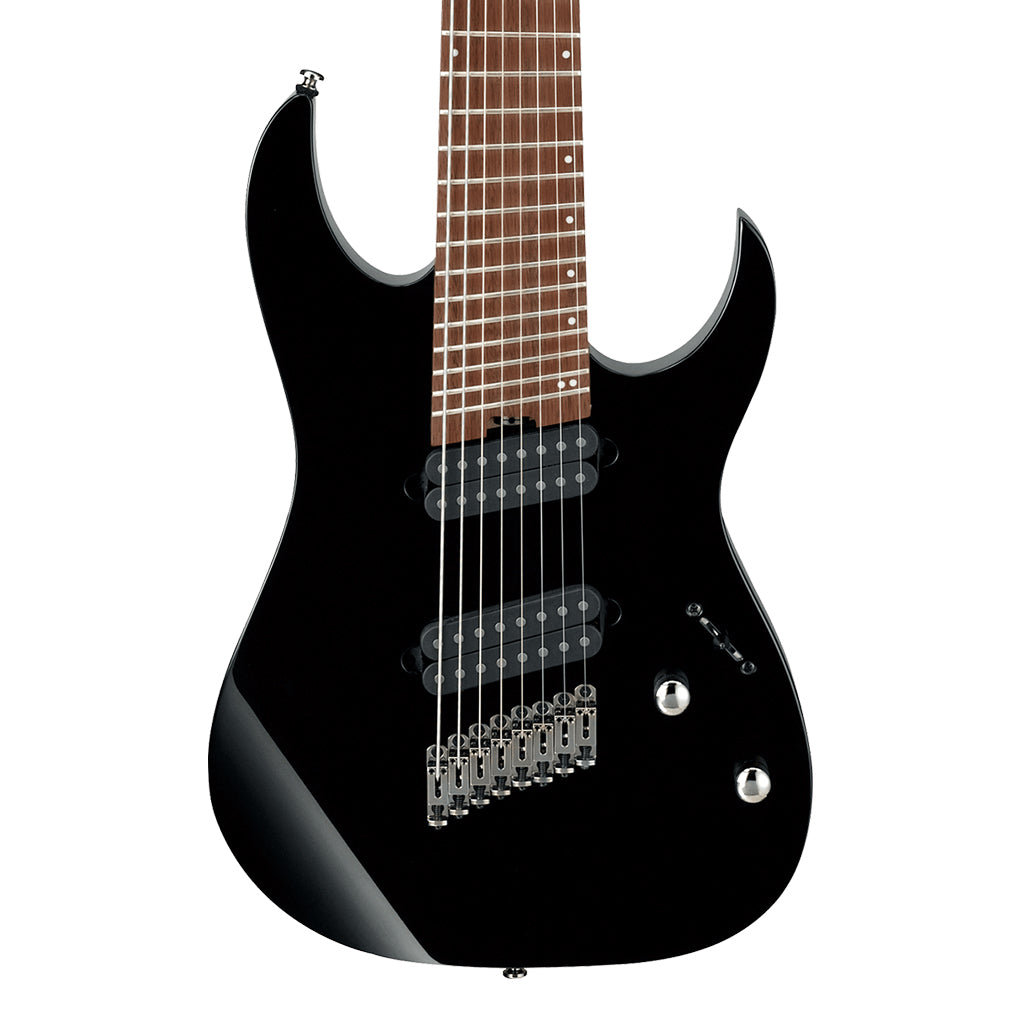 Ibanez RGMS8-BK ケース、ストラップ付き 8弦ギター Ibanez RGMS8 BK Electric Guitar - Sky Music