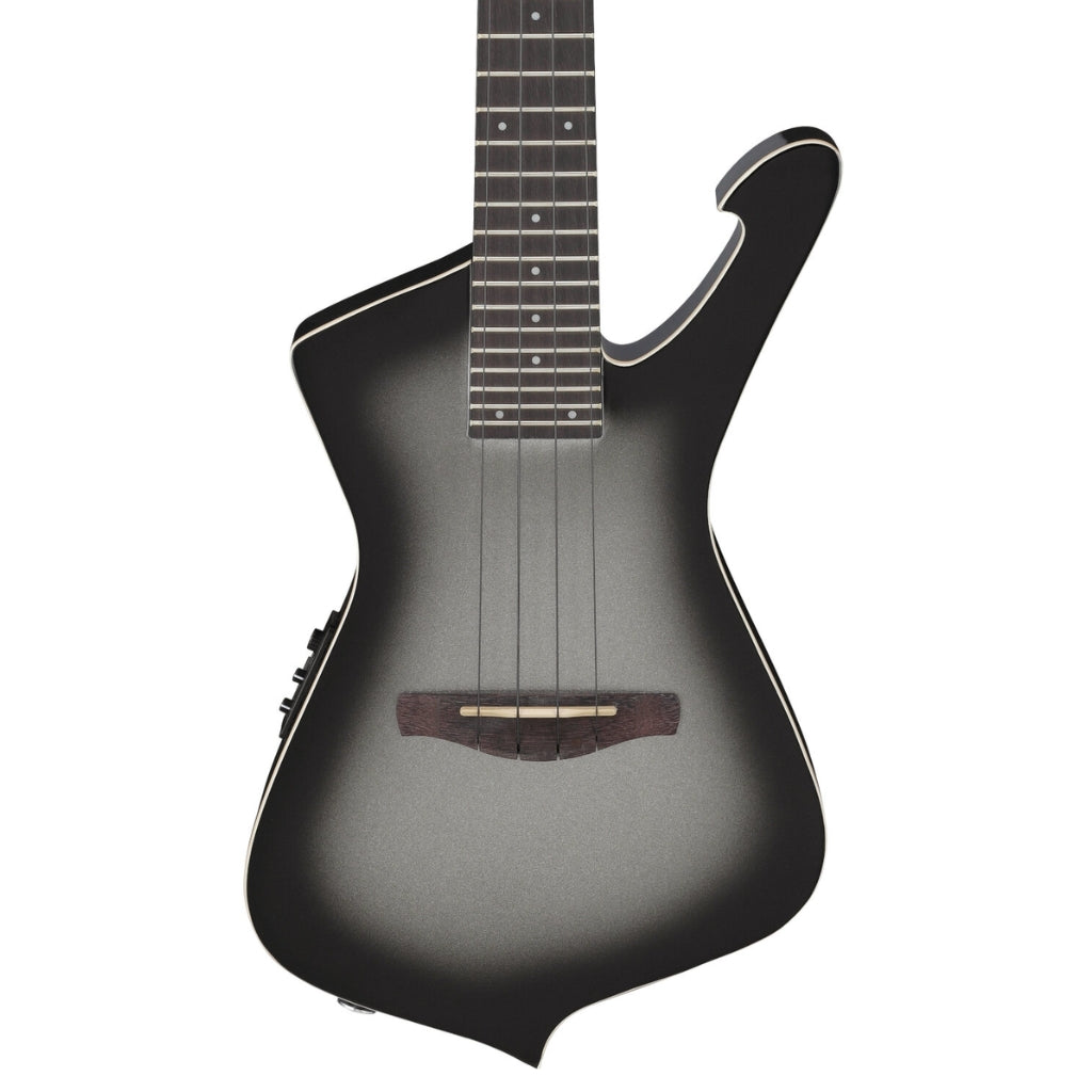 Ibanez - UICT100A Electric Tenor Ukulele - Metallic Gray Sunburst
