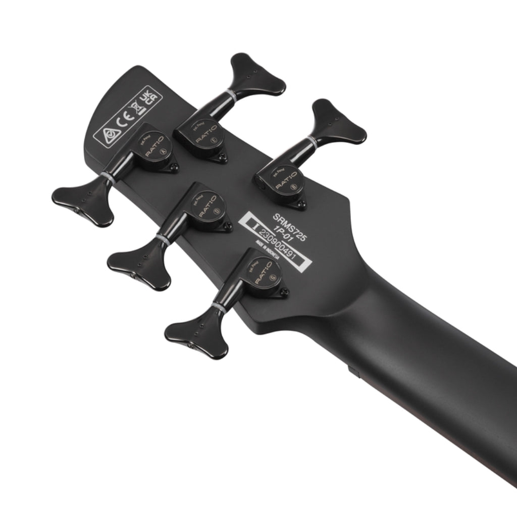 Ibanez - SRMS725BCM - 5 String Electric Bass Guitar Blue Chameleon