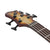 Ibanez - BTB705LMNNF - 5 String Electric Bass Guitar Natural Browned Burst Flat