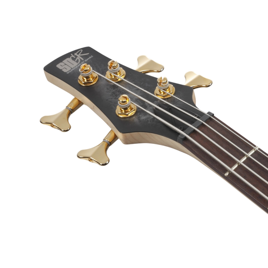 Ibanez - SR300EDXBZM - 4 String Electric Bass Guitar Black Ice Frozen Matte