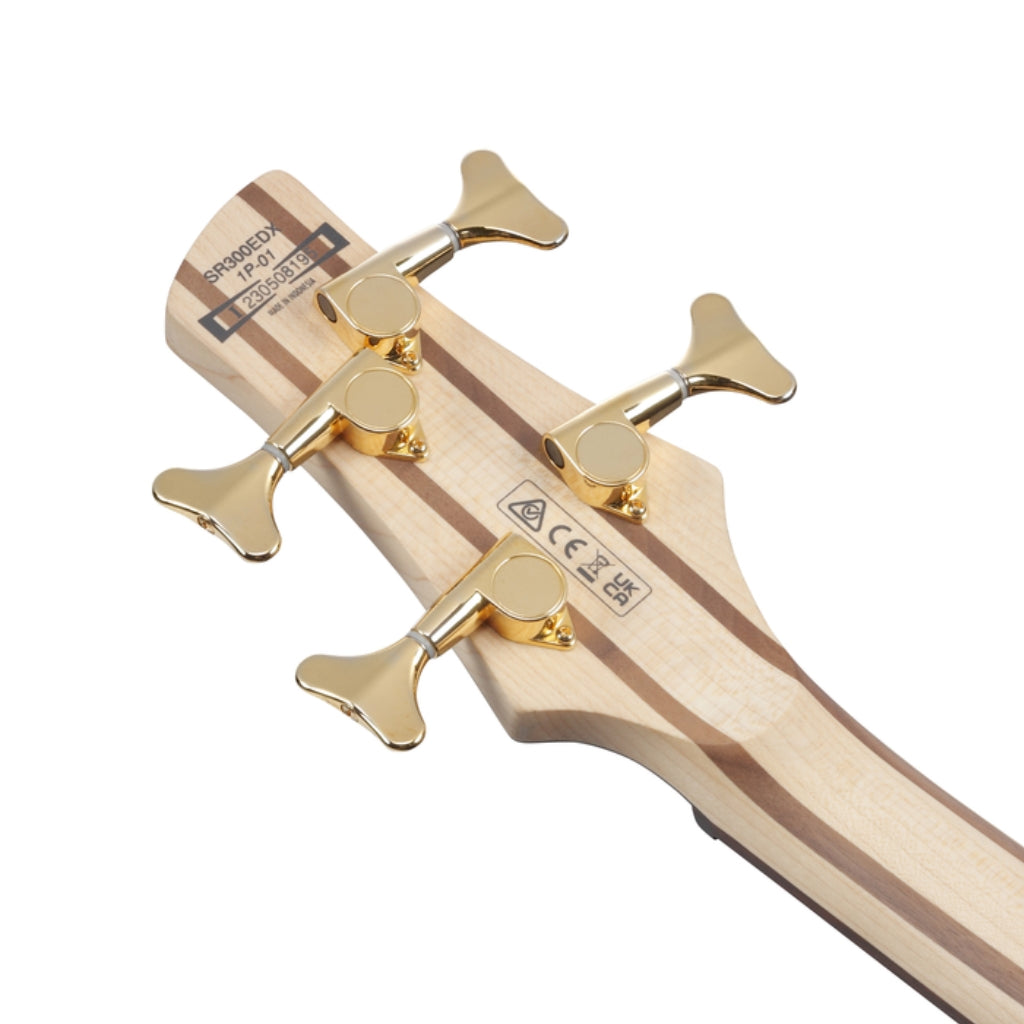 Ibanez - SR300EDXCZM - 4 String Electric Bass Guitar Cosmic Blue Frozen Matte