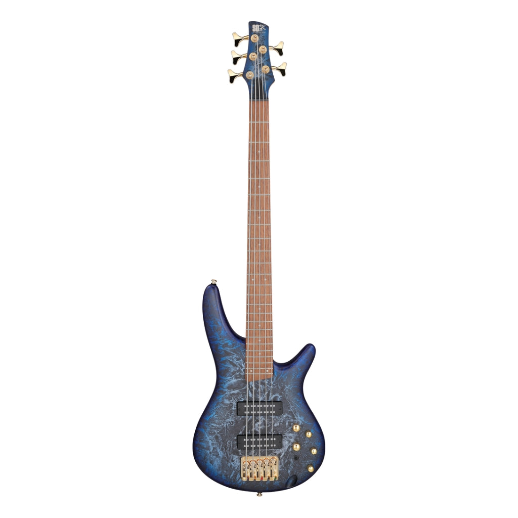 Ibanez - SR305EDXCZM - 5 String Electric Bass Guitar Cosmic Blue Frozen Matte