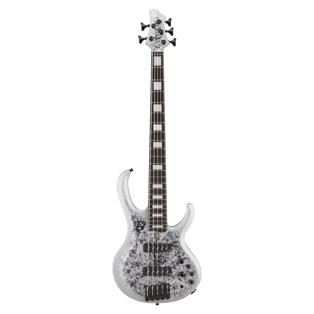 Ibanez - BTB25TH5SLM - 5 String Electric Bass Guitar Silver Blizzard Matte
