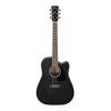 Ibanez PF16MWCEWK Electro Acoustic Guitar Weathered Black Open Pore