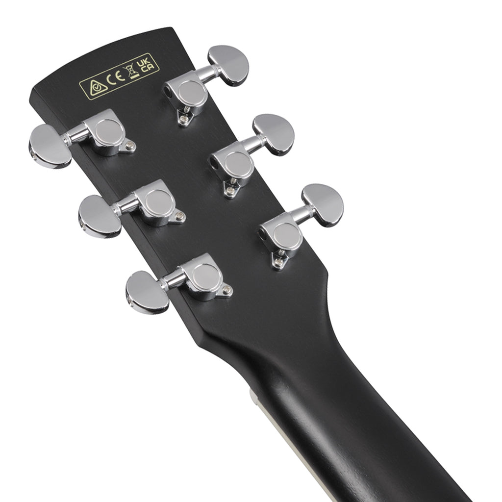 Ibanez PF16MWCEWK Electro Acoustic Guitar Weathered Black Open Pore