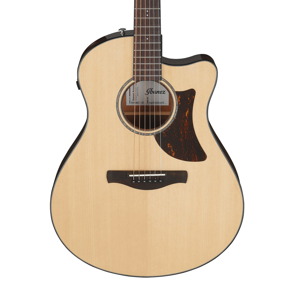 Ibanez AAM300CE Electro Acoustic Guitar Natural High Gloss