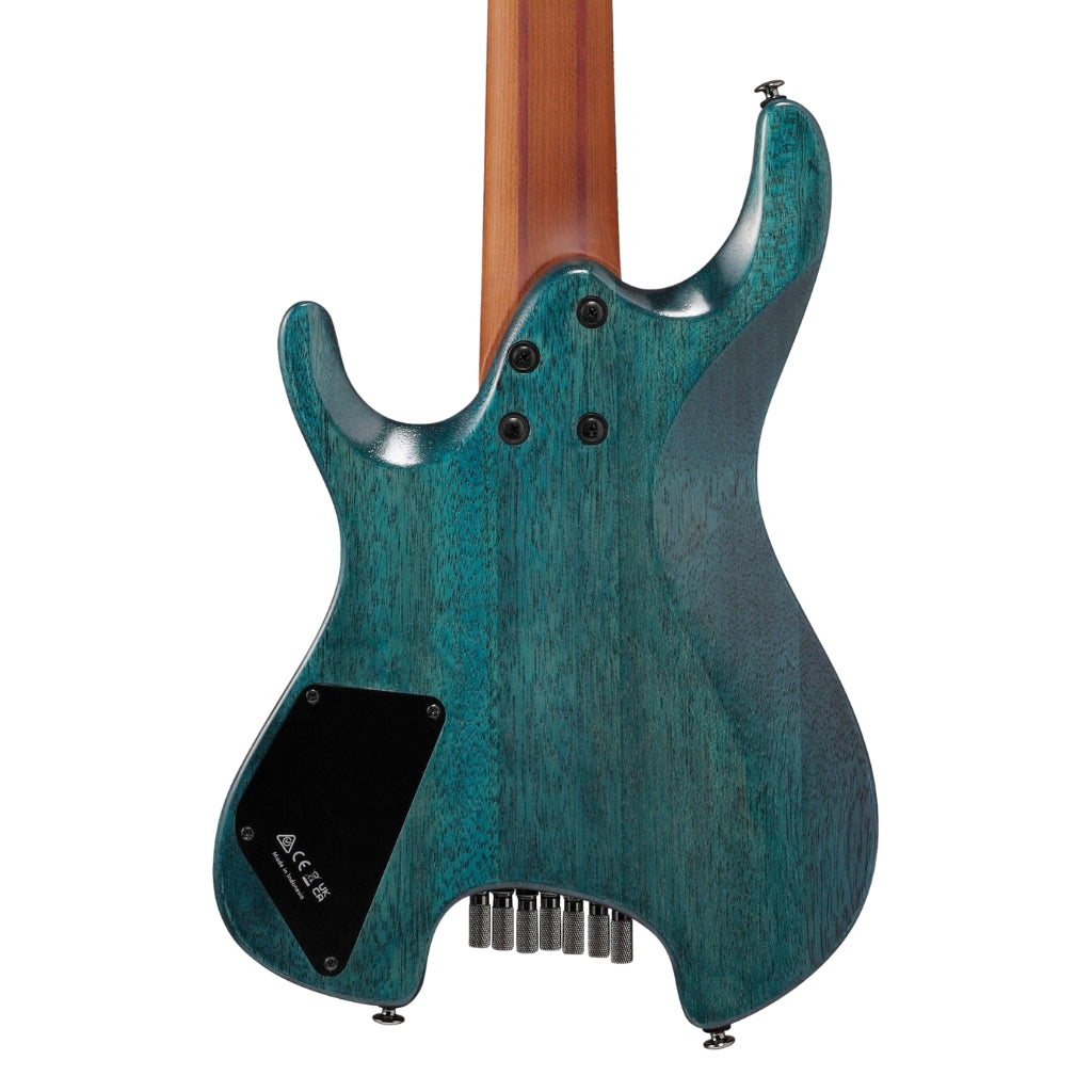 Ibanez - Q547PB 7-String Electric Guitar - Cosmic Blue Low Gloss