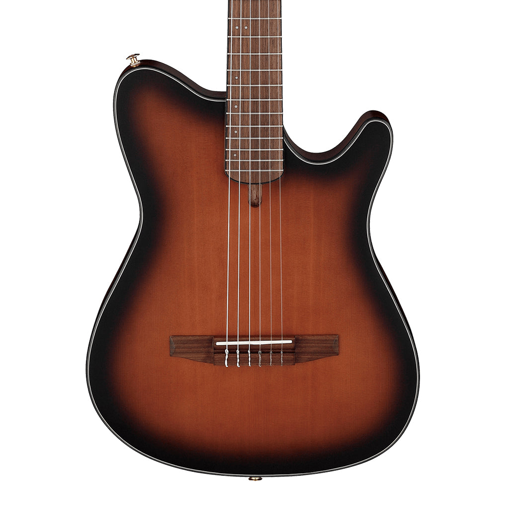 Ibanez FRH10N Brown Sunburst Flat Nylon String Guitar