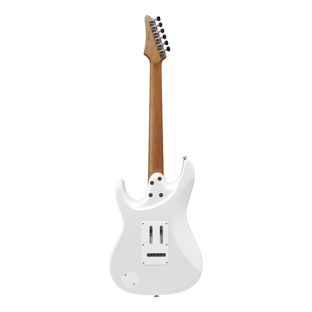 Ibanez AZ2204 Electric Guitar with Roasted Maple Fretboard and Case Pearl White