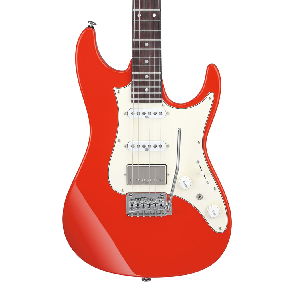 Ibanez AZ2204NW Electric Guitar with Rosewood Fretboard and Case Vermillion Red