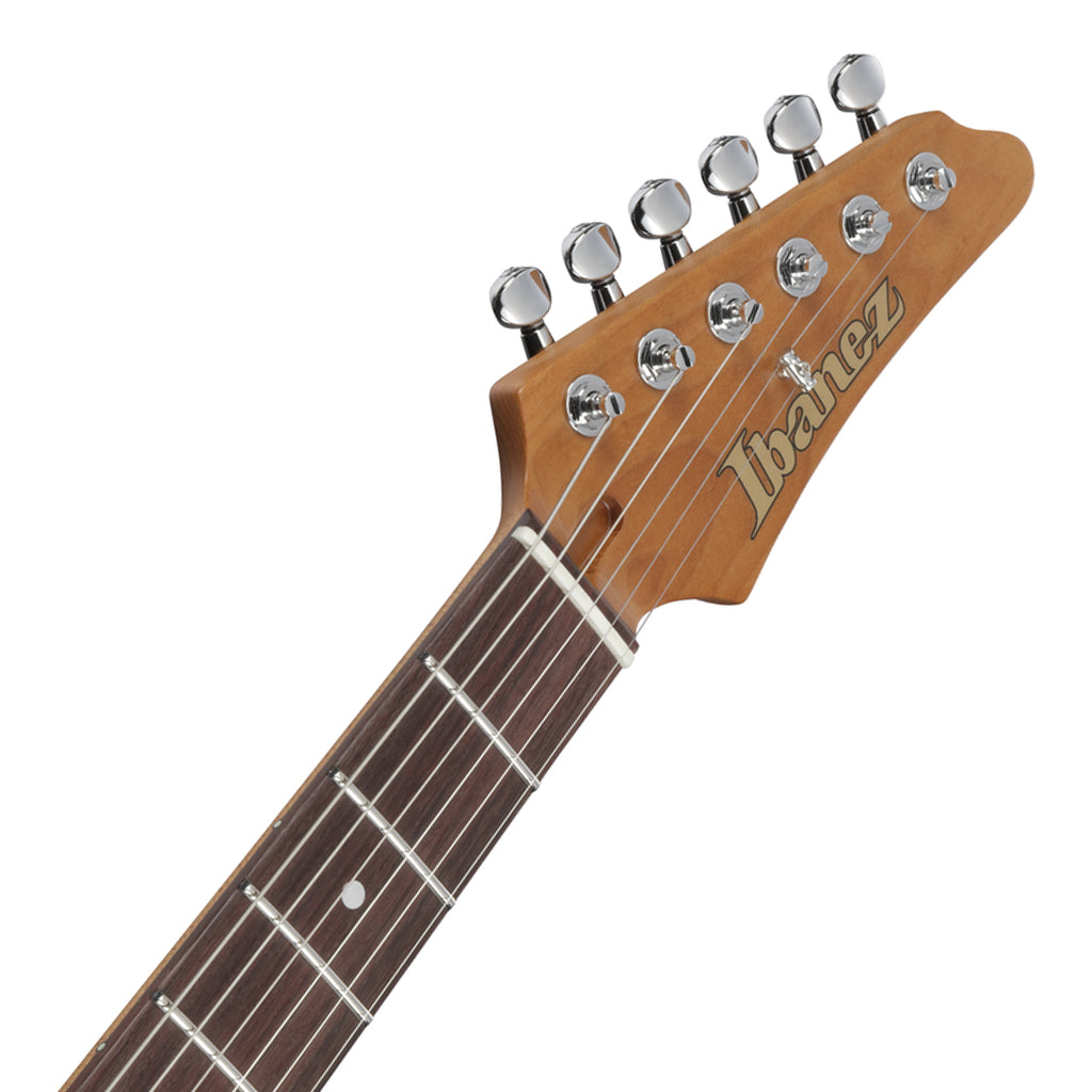 Ibanez AZ2204N Electric Guitar with Rosewood Fretboard and Case Ivy Green Metallic Flat