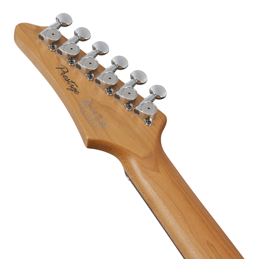 Ibanez AZ2204N Electric Guitar with Rosewood Fretboard and Case Ivy Green Metallic Flat