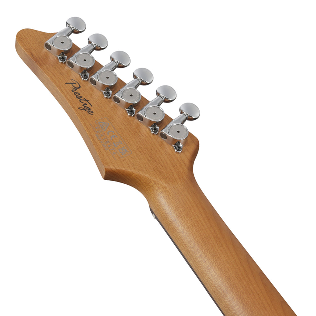 Ibanez AZ2203NT Electric Guitar with Rosewood Fretboard and Case Dark Tide Blue Flat