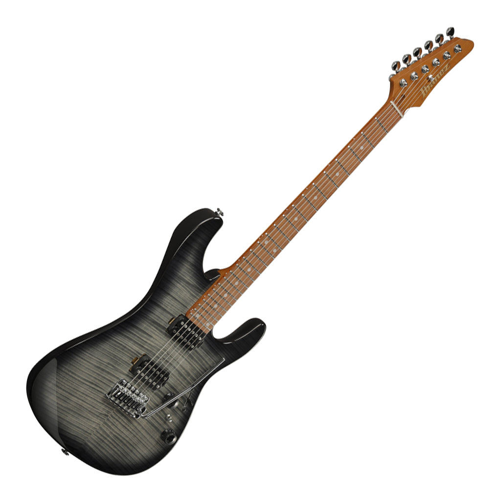 Ibanez AZ24S1F Flamed Maple Top with Jatoba Fretboard Transparent Black Sunburst