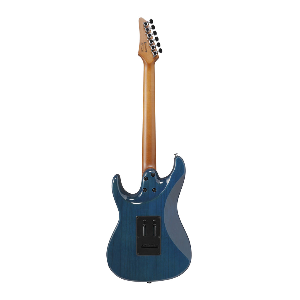 Ibanez AZ22S1F Flamed Maple Top with Jatoba Fretboard Transparent Turquoise Burst