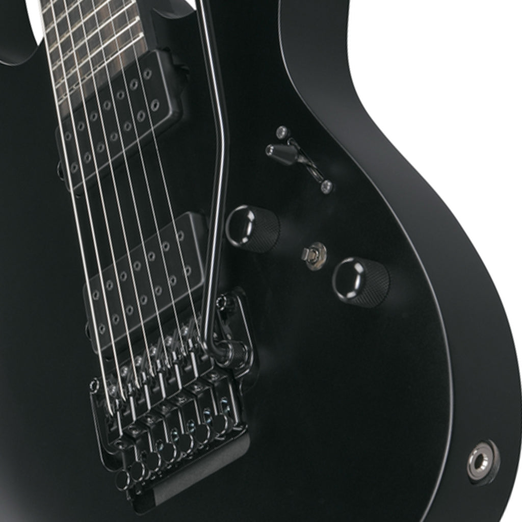 Ibanez RGRB720 7 String Electric Guitar with Ebony Fretboard Black Flat
