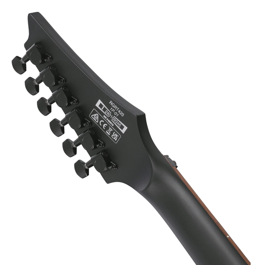Ibanez RGRT420 Nyatoh Wing Body with Jatoba Fretboard - Weathered Black