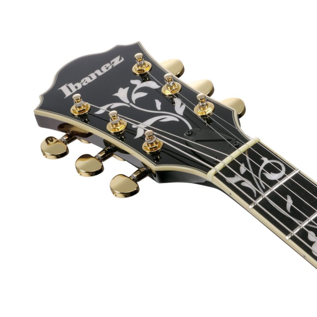 Ibanez - AS93QMSP Quilted Maple Top Electric Guitar - Dark Brown Sunburst