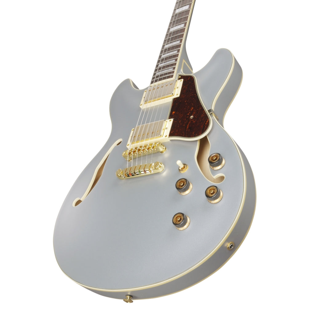 Ibanez - AS73G Electric Guitar - Moonstone Silver Flat
