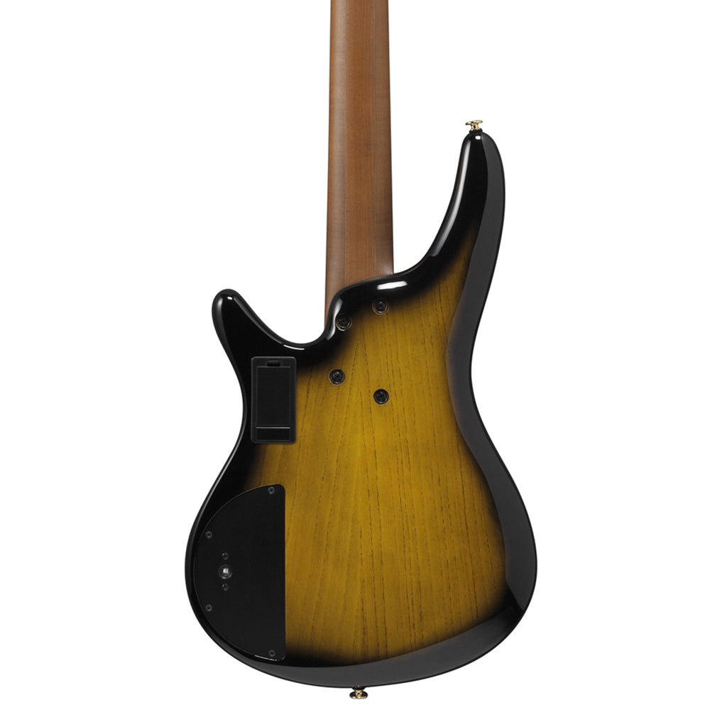 Ibanez SR4505 5 String Bass Ash Body with Roasted Maple Fretboard and Case Desert Sunset Burst