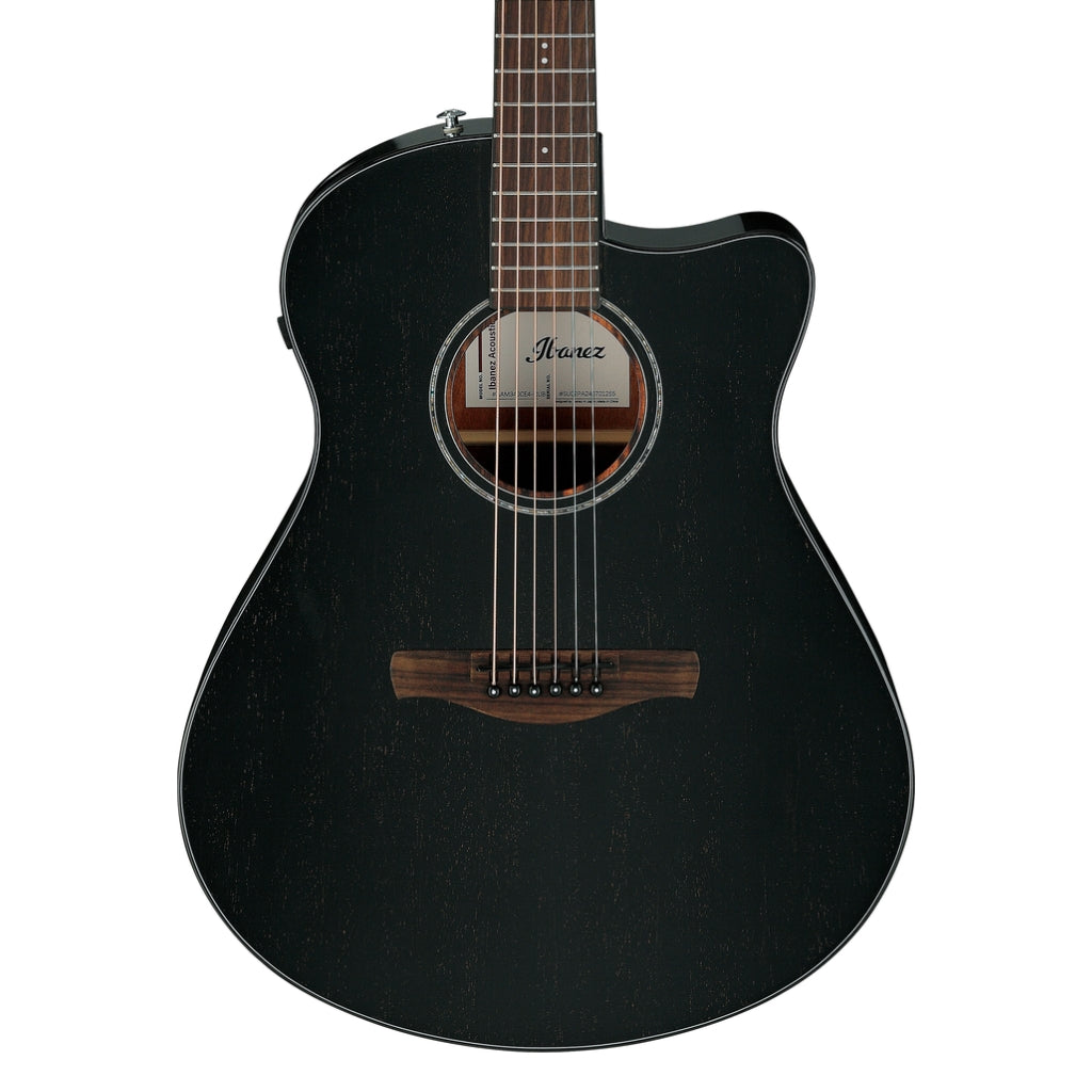 Ibanez - AAM340CE Acoustic Guitar - Rustic Black High Gloss