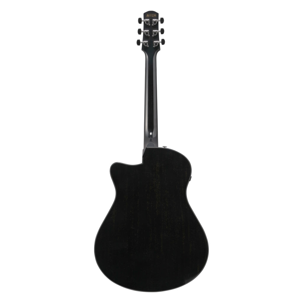 Ibanez - AAM340CE Acoustic Guitar - Rustic Black High Gloss
