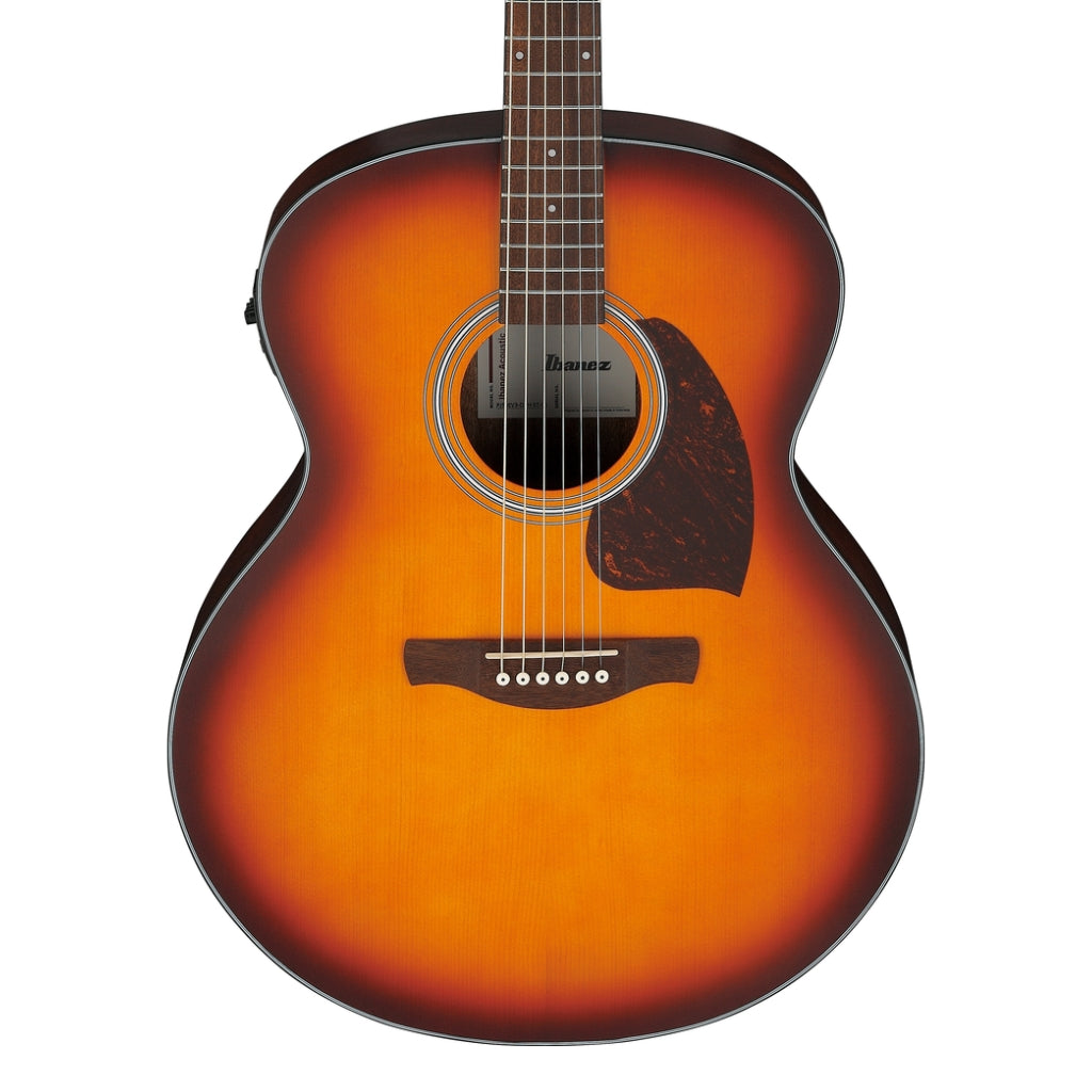 Ibanez PJ50E Open Pore Vintage Amber Sunburst Top Open Pore Natural Back and Sides Acoustic Guitar