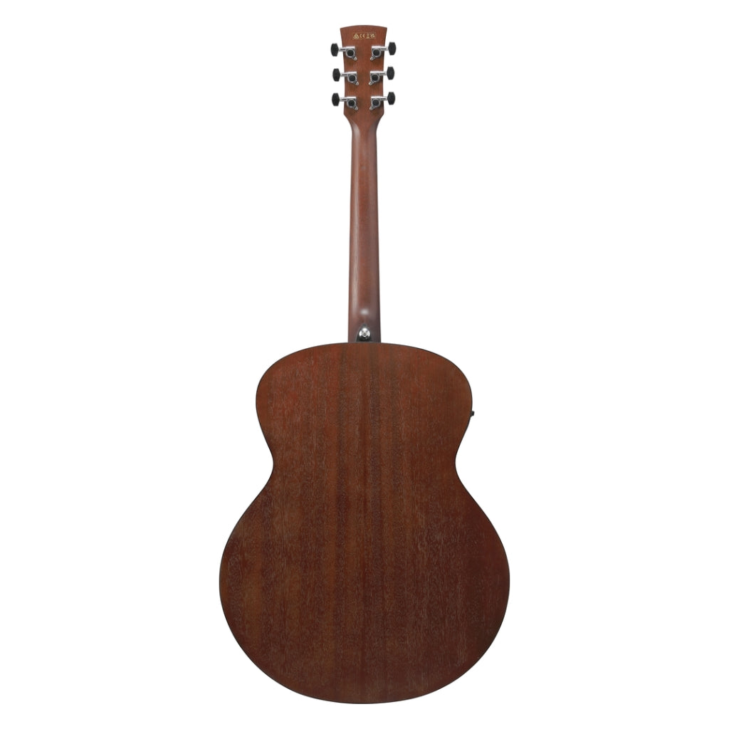 Ibanez PJ50E Open Pore Vintage Amber Sunburst Top Open Pore Natural Back and Sides Acoustic Guitar