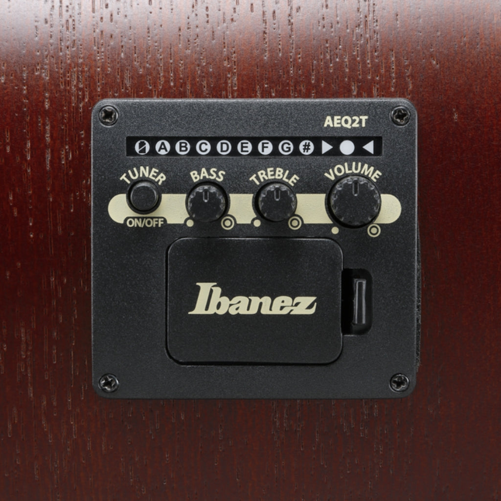Ibanez PJ50E Open Pore Vintage Amber Sunburst Top Open Pore Natural Back and Sides Acoustic Guitar