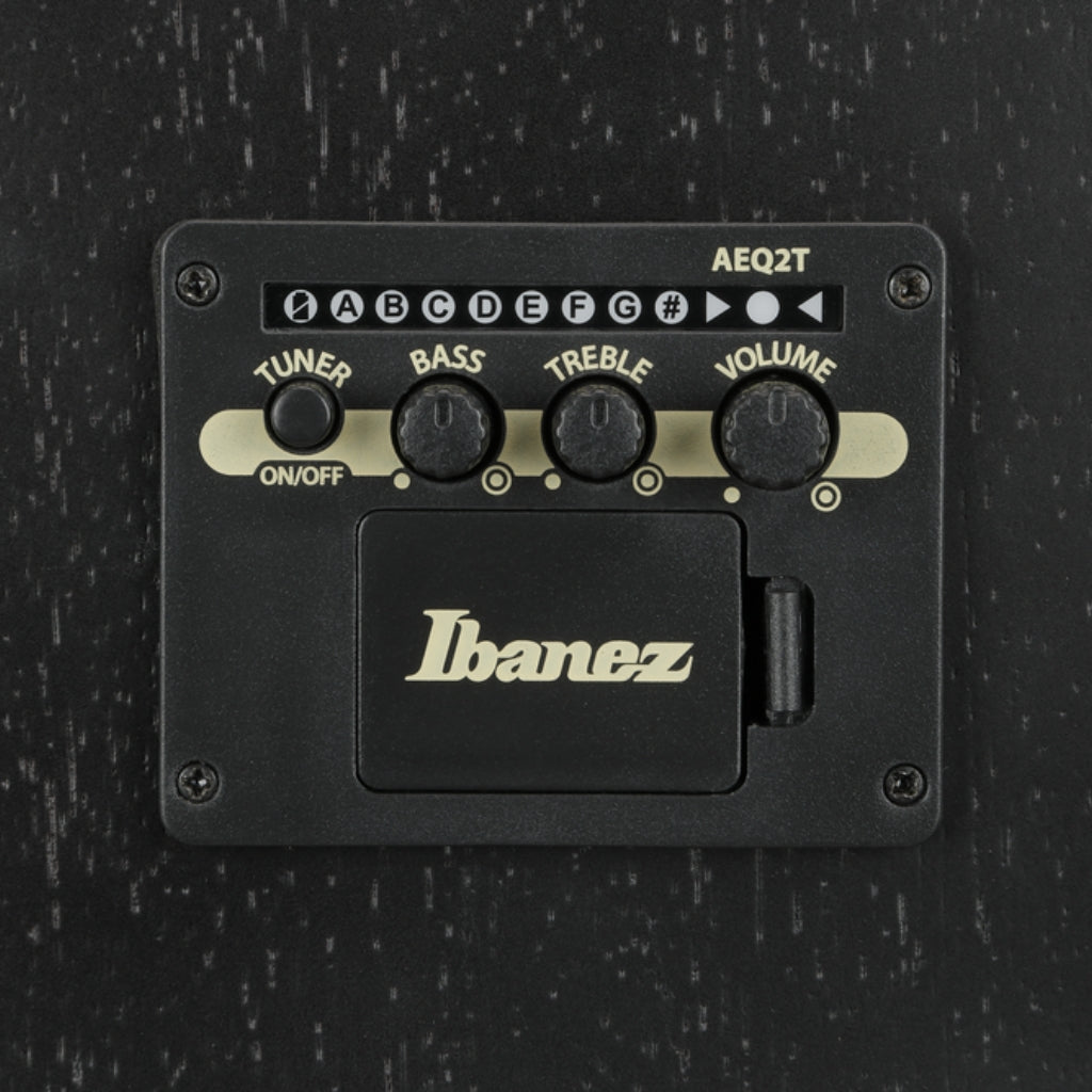 Ibanez - V44CE Acoustic Guitar - Weathered Black Open Pore